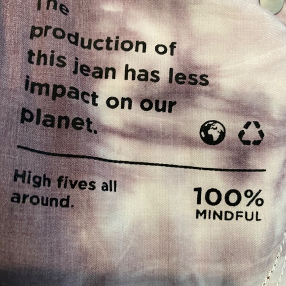 Pacsun classic 5 pocket high rise tie dye. - Picture 3 of 8